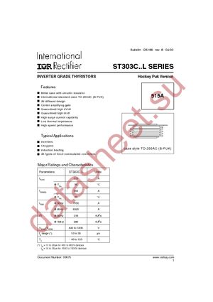 ST303C10CFK0 datasheet  